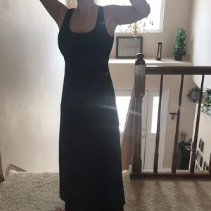 Navy blue Nicole Miller long maxi dress